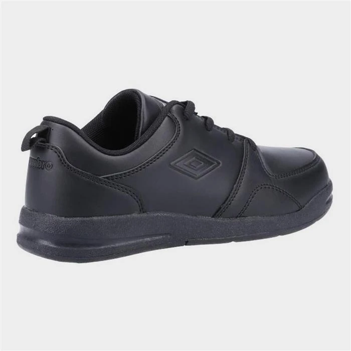 Umbro Ashfield Jnr Kids Lace Up Black Shoe 4 Umbro Ashfield Jnr Kids Lace Up Black Shoe - Image 2