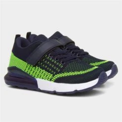 XL Exe Kids Lime Easy Fasten Knitted Trainer -Children's Shoe Store 807045 2 L06.20230127000154