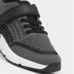 XL Exe Kids Grey Easy Fasten Knitted Trainer -Children's Shoe Store 807049 2 L05.20230127000519