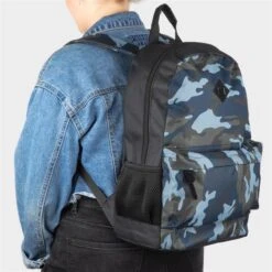 Black Camouflage Print Backpack -Children's Shoe Store 904017 2 L06.20220719000249